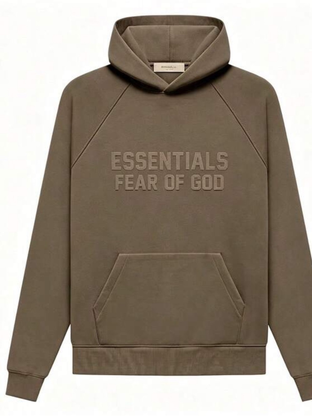 ESSENTIALS Fear of God Men’s Hoodie Coffee Brown